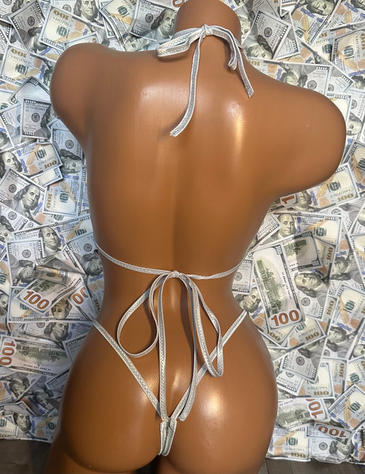 Mini Bikini - Sage/Silver